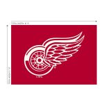 Detroit Red Wings 8x11 Spirit Rug 4 Detroit Red Wings 8x11 Spirit Rug