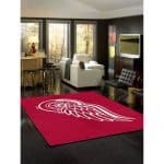 Detroit Red Wings 8x11 Spirit Rug 6 Detroit Red Wings 8x11 Spirit Rug