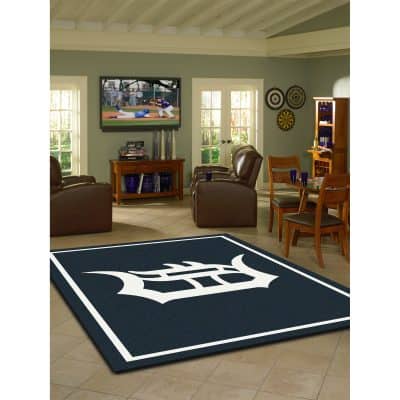 Detroit Tigers 8x11 Spirit Area Rug Officially Licensed MLB