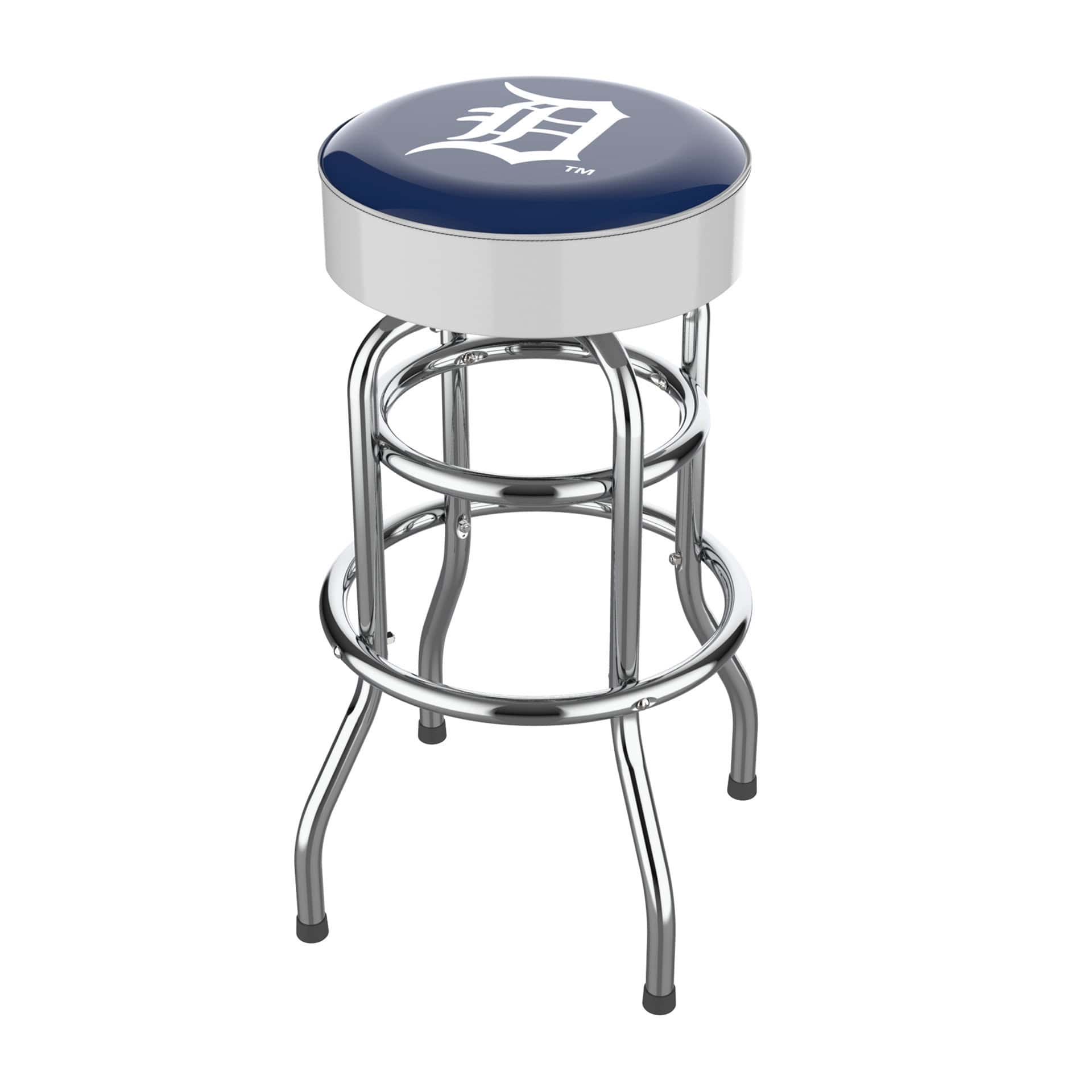 Detroit Tigers Chrome Logo Bar Stool American Made 7 Detroit Tigers Chrome Logo Bar Stool American Made - Image 7