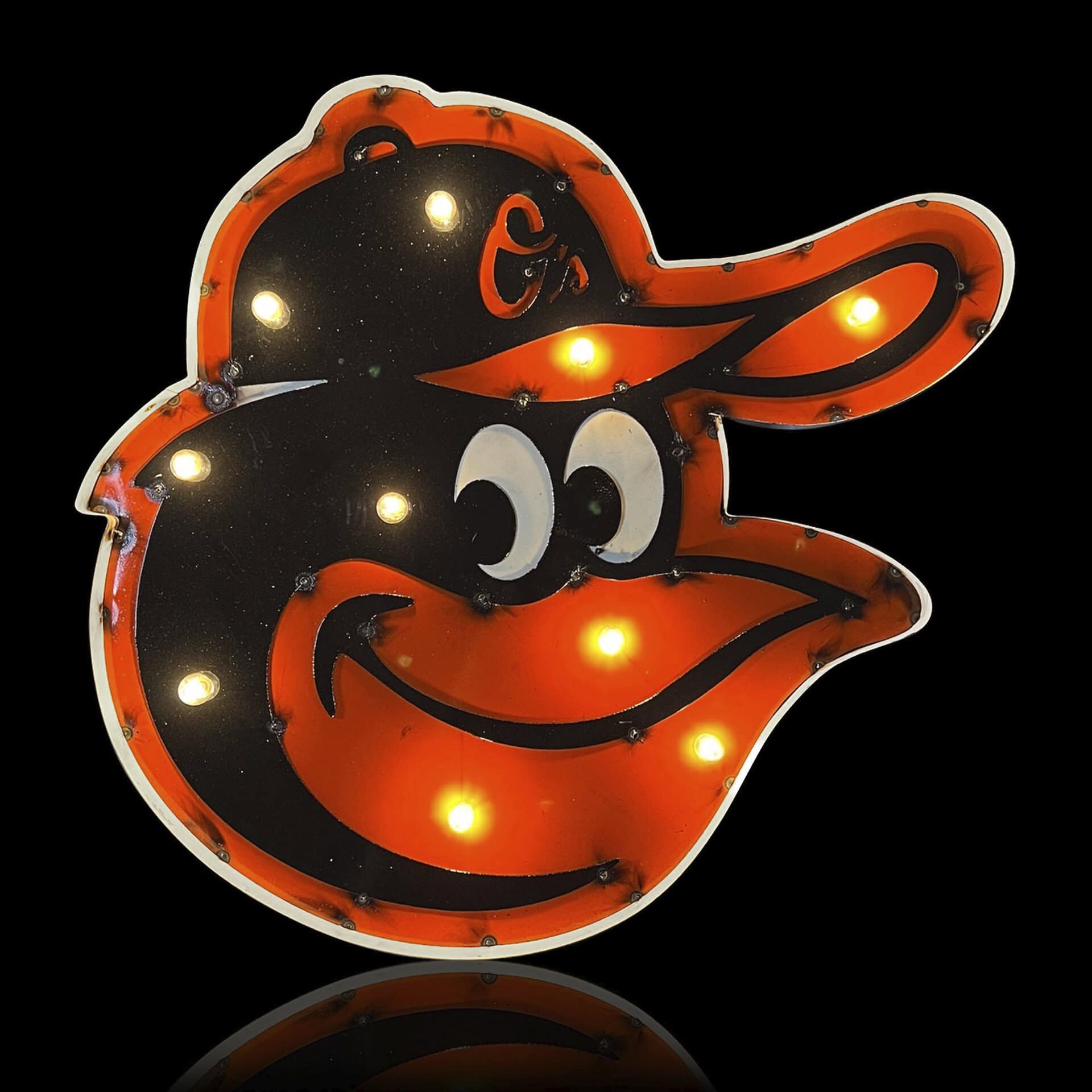 Detroit Tigers Lighted Recycled Metal MLB Sign 6 Detroit Tigers Lighted Recycled Metal MLB Sign - Image 6