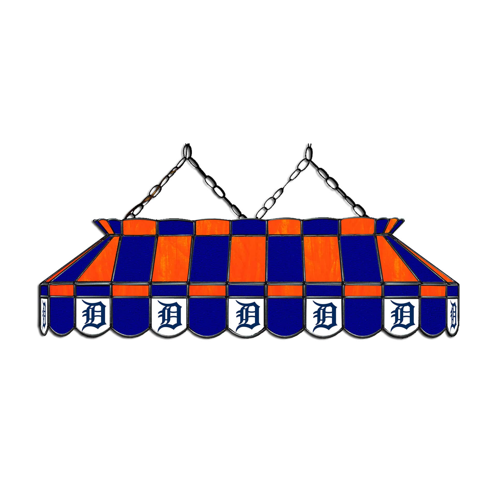 Detroit Tigers Stained Glass Billiard Lamp 40 Inch 1 Detroit Tigers Stained Glass Billiard Lamp 40 Inch