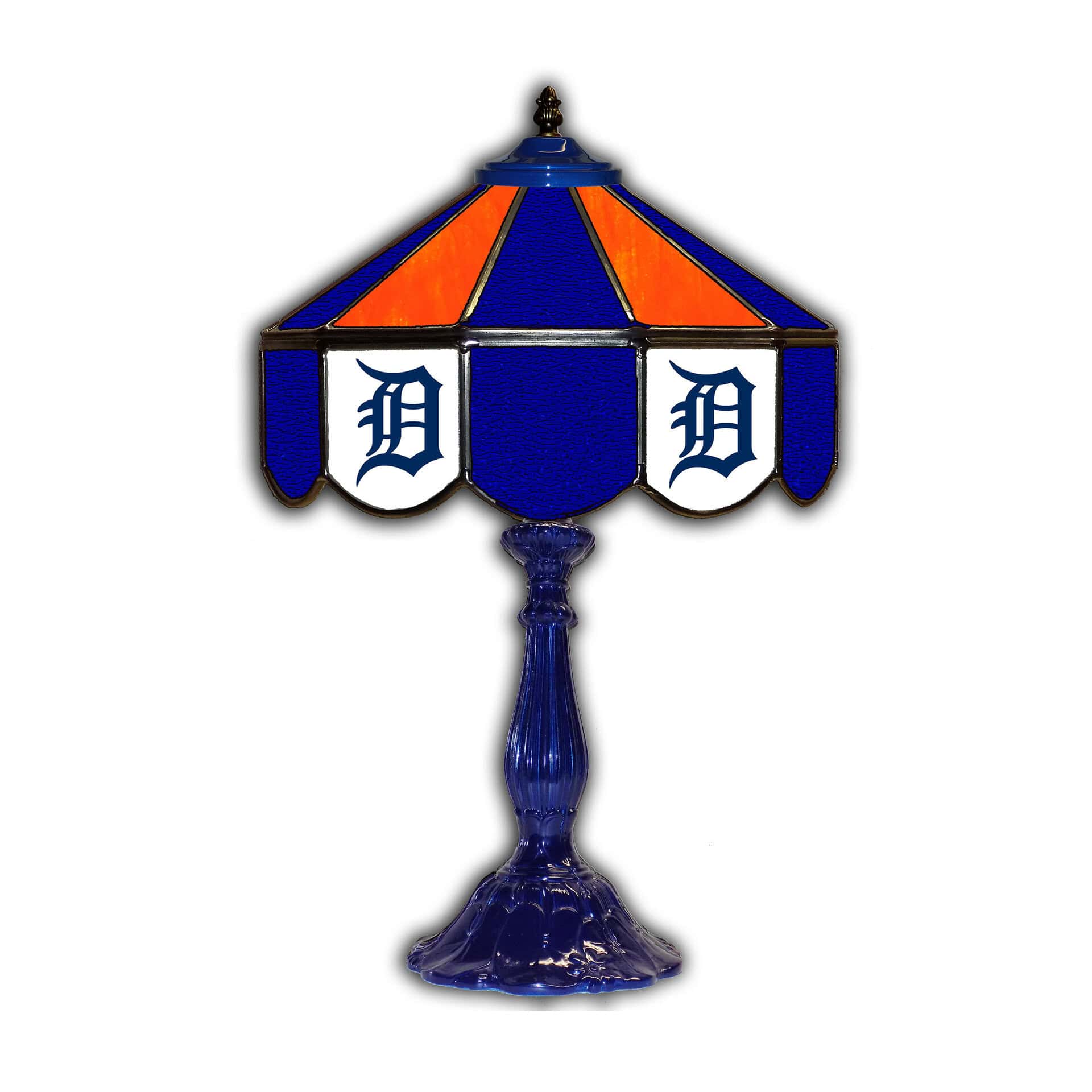 Detroit Tigers Tiffany Style Glass Table Lamp 21 Inch 1 Detroit Tigers Tiffany Style Glass Table Lamp 21 Inch