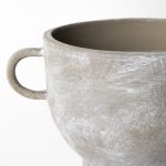 Deya Small Rustic Brown Ceramic Vase