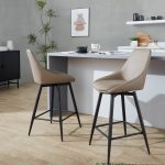Diana 26 Contemporary Black Faux Leather Counter Stools (Set of 2) 12 Diana 26 Contemporary Black Faux Leather Counter Stools (Set of 2)
