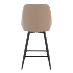 Diana 26 Contemporary Black Faux Leather Counter Stools (Set of 2) 17 Diana 26 Contemporary Black Faux Leather Counter Stools (Set of 2)