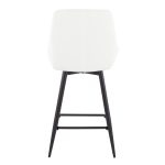 Diana 26-Inch Black Metal White Contemporary Counter Stools (Set of 2) 17 Diana 26-Inch Black Metal White Contemporary Counter Stools (Set of 2)