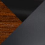 Diana 30 Walnut Black Faux Leather Contemporary Barstools (Set of 2) 20 Diana 30 Walnut Black Faux Leather Contemporary Barstools (Set of 2)