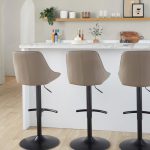 Diana Black Brown Contemporary Adjustable Barstools (Set of 2) 12 Diana Black Brown Contemporary Adjustable Barstools (Set of 2)