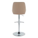 Diana Brown Faux Leather Chrome Contemporary Adjustable Barstool (Set of 2) 17 Diana Brown Faux Leather Chrome Contemporary Adjustable Barstool (Set of 2)