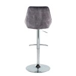 Diana Contemporary Grey Velvet Adjustable Bar Stools (Set of 2) 21 Diana Contemporary Grey Velvet Adjustable Bar Stools (Set of 2)