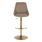 Diana Gold Brown Contemporary Adjustable Barstools (Set of 2) 18 Diana Gold Brown Contemporary Adjustable Barstools (Set of 2)