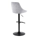 Diana Grey Corduroy Contemporary Adjustable Barstools (Set of 2) 17 Diana Grey Corduroy Contemporary Adjustable Barstools (Set of 2)