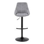 Diana Grey Corduroy Contemporary Adjustable Barstools (Set of 2) 19 Diana Grey Corduroy Contemporary Adjustable Barstools (Set of 2)