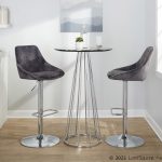Diana Grey Velvet Contemporary Swivel Adjustable Barstools (Set of 2) 14 Diana Grey Velvet Contemporary Swivel Adjustable Barstools (Set of 2)