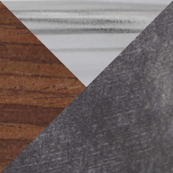 Diana Zebra Wood Grey Velvet Counter Stool Set of 2 6