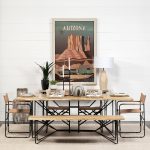 Direttore Tan Leather W/ Black Iron Frame Dining Chair
