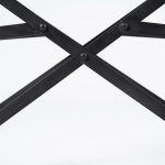Direttore Tan Leather W/ Black Iron Frame Dining Chair