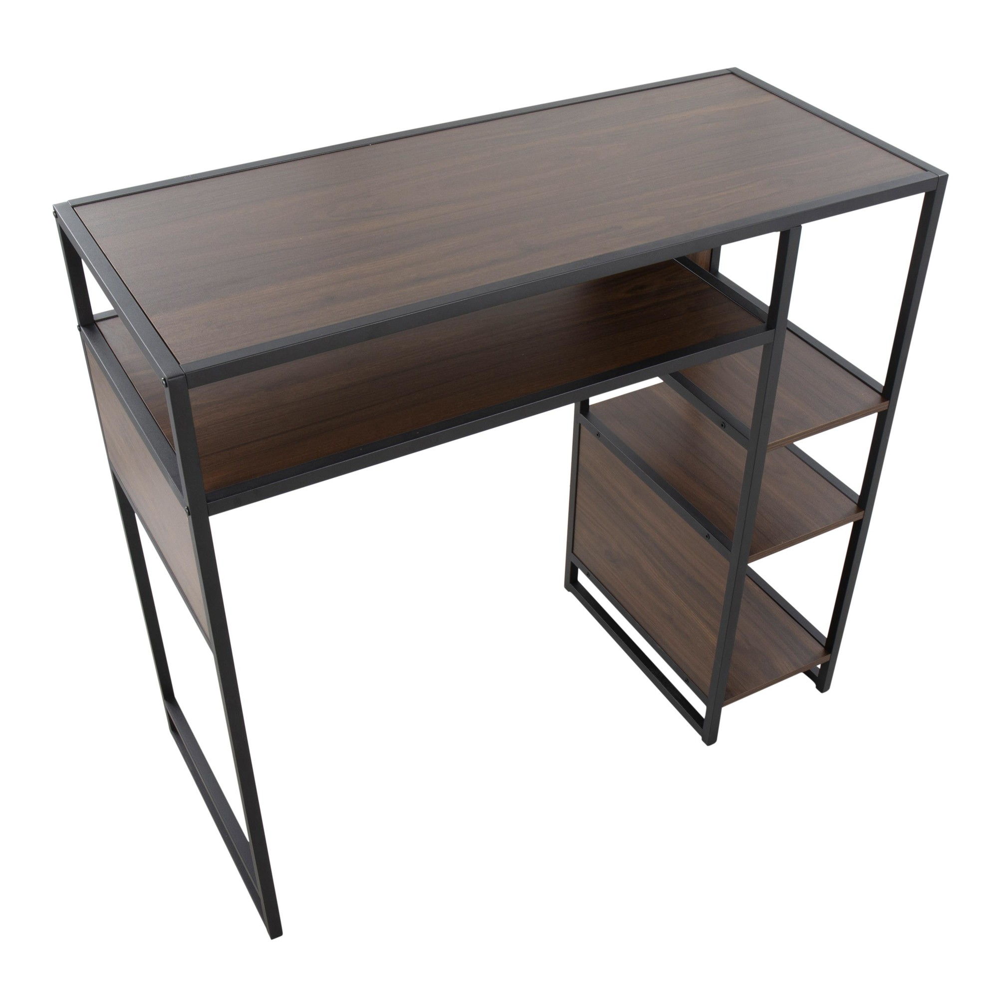 Display Black Metal and Walnut Wood Bar Table 8 Display Black Metal and Walnut Wood Bar Table - Image 8