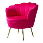 Donata Velvet Channel Tufted Barrel Accent Chair 7 Donata Velvet Channel Tufted Barrel Accent Chair