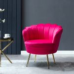 Donata Velvet Channel Tufted Barrel Accent Chair 6 Donata Velvet Channel Tufted Barrel Accent Chair