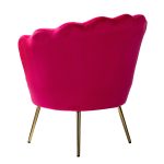 Donata Velvet Channel Tufted Barrel Accent Chair 8 Donata Velvet Channel Tufted Barrel Accent Chair