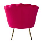 Donata Velvet Channel Tufted Barrel Accent Chair 9 Donata Velvet Channel Tufted Barrel Accent Chair