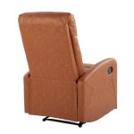 Dormi Contemporary Camel Faux Leather Manual Recliner 28 Dormi Contemporary Camel Faux Leather Manual Recliner
