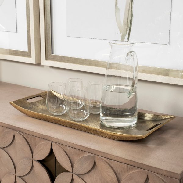 Drey 24L x 10W Gold Rectangular Tray 3