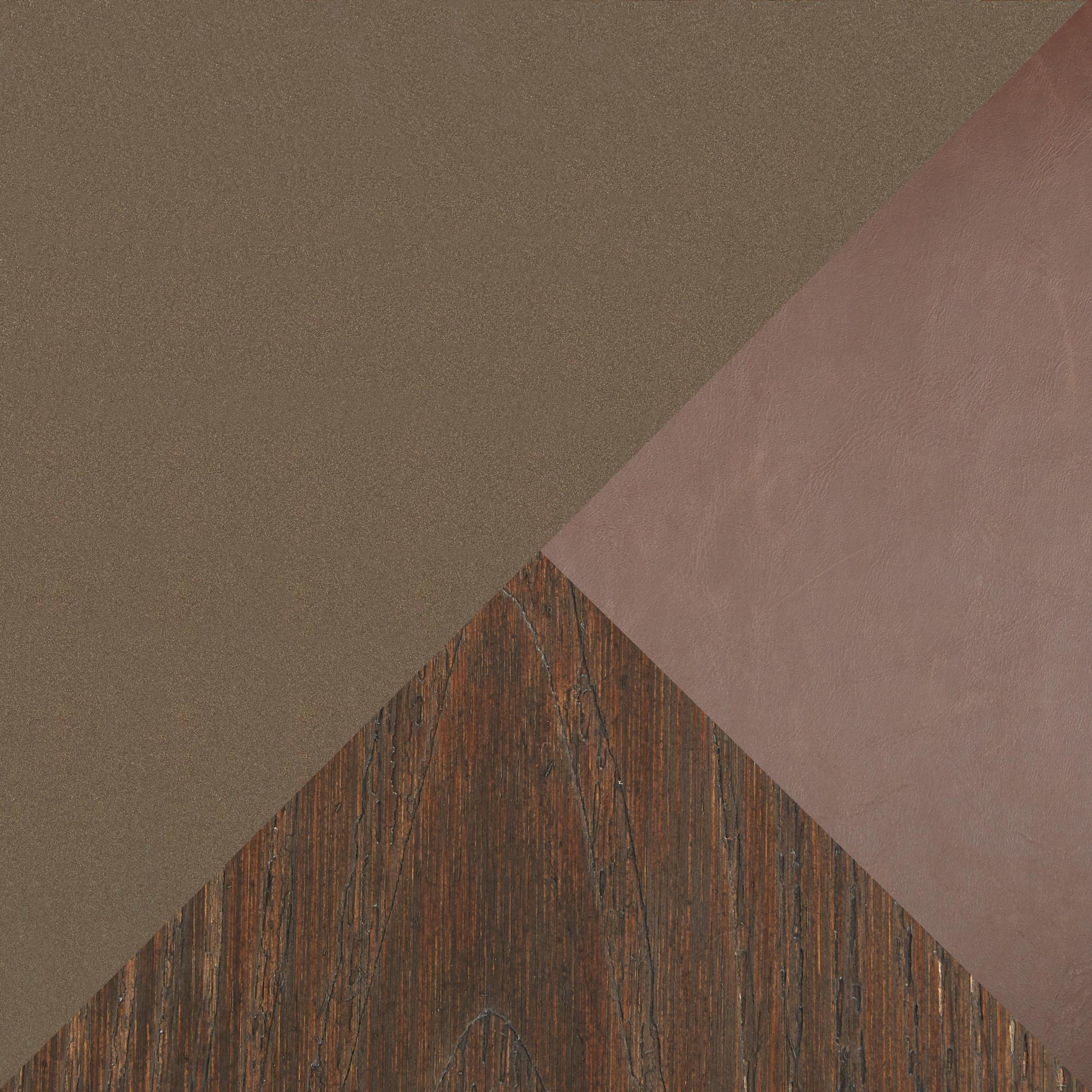 Drift Industrial Brown Faux Leather Lounge Chair Antique Metal Espresso Wood 7 Drift Industrial Brown Faux Leather Lounge Chair Antique Metal Espresso Wood - Image 7