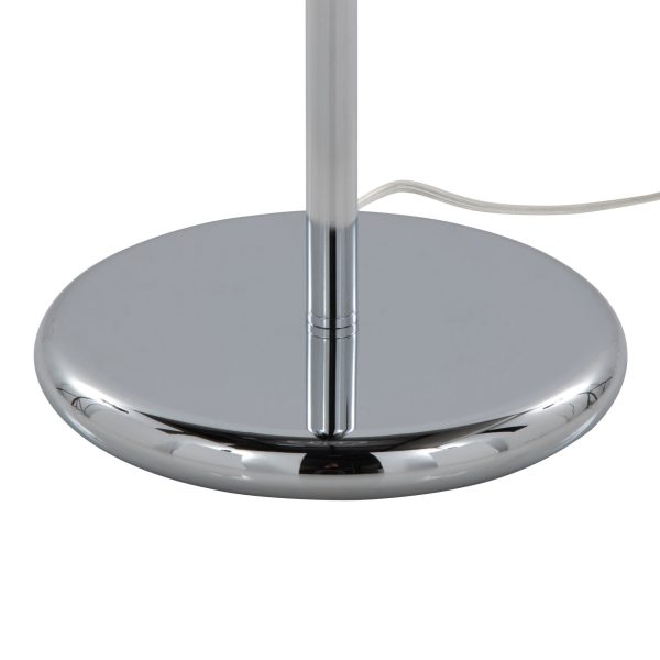 Droplets Contemporary Chrome Crystal Floor Lamp 7
