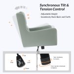 Duke Buffalo Faux Leather Ergonomic Swivel Home Office Chair 9 Duke Buffalo Faux Leather Ergonomic Swivel Home Office Chair