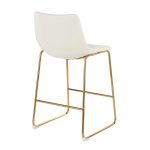 Duke Gold White Contemporary Counter Stools (Set of 2) 19 Duke Gold White Contemporary Counter Stools (Set of 2)