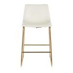Duke Gold White Contemporary Counter Stools (Set of 2) 21 Duke Gold White Contemporary Counter Stools (Set of 2)