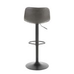 Duke Industrial Black Metal Grey Barstools (Set of 2) 29 Duke Industrial Black Metal Grey Barstools (Set of 2)