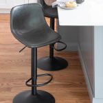 Duke Industrial Black Metal Grey Barstools (Set of 2) 23 Duke Industrial Black Metal Grey Barstools (Set of 2)