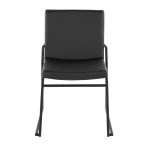 Dutchess Black Faux Leather Contemporary Dining Chairs (Set of 2) 16 Dutchess Black Faux Leather Contemporary Dining Chairs (Set of 2)