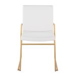 Dutchess Gold and White Contemporary Dining Chairs (Set of 2) 20 Dutchess Gold and White Contemporary Dining Chairs (Set of 2)