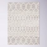 Hand Woven Wool Blend Persian Style Geometric Area Rug 8x10 6 Hand Woven Wool Blend Persian Style Geometric Area Rug 8x10