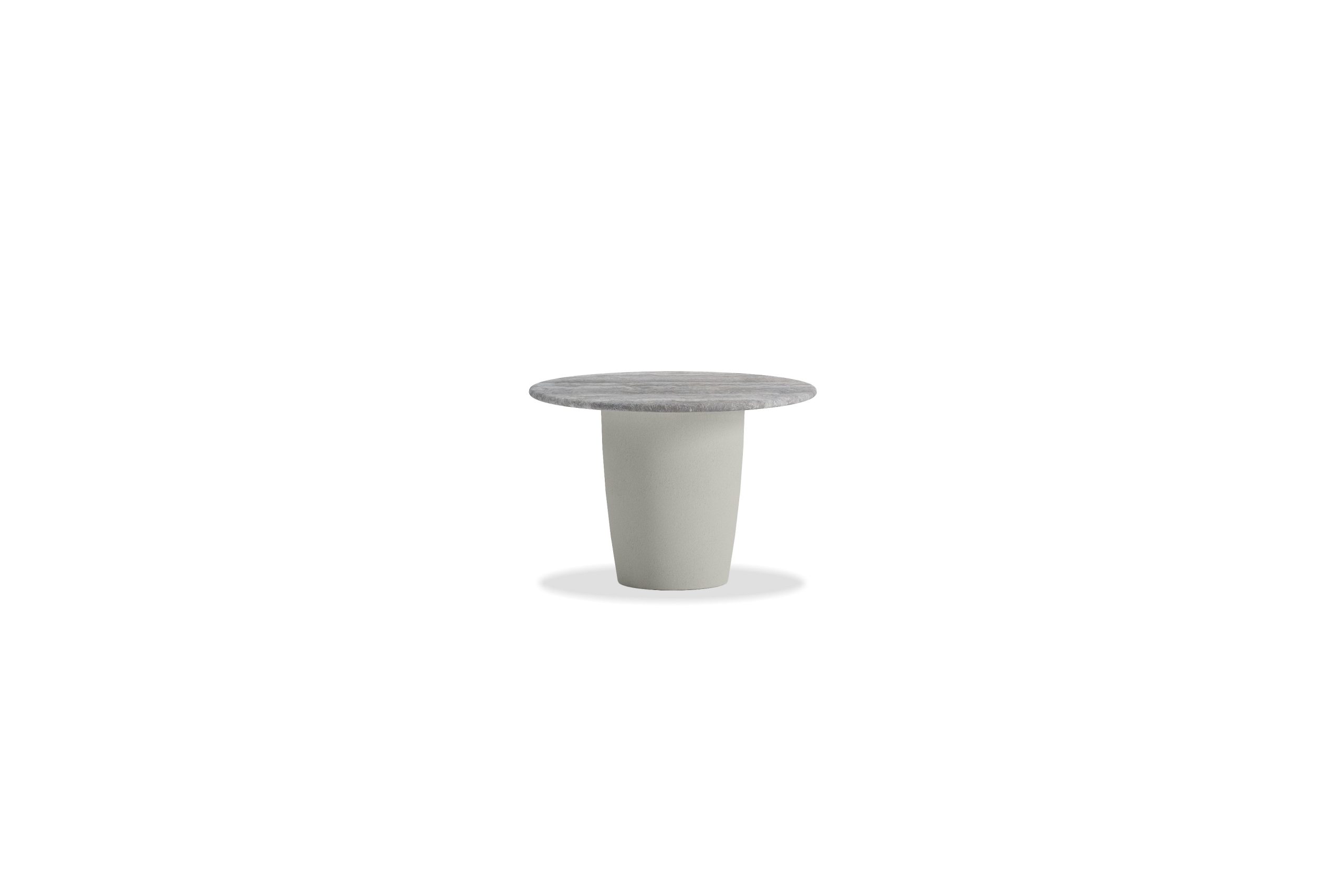EDEM Low Silver Grey Travertine End Table 1 EDEM Low Silver Grey Travertine End Table