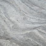 EDEM Tall Travertine Marble End Table Silver Taupe Base