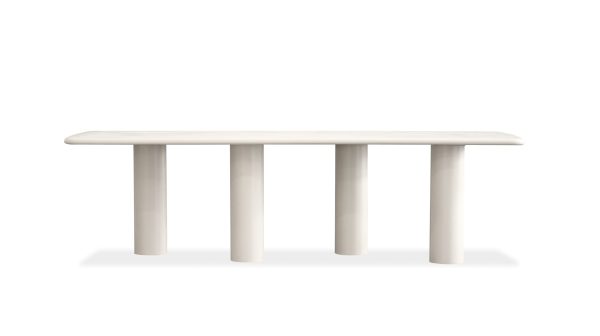 ELEPHANT Ivory Tusk Rectangular Dining Table 104 1 2