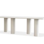ELEPHANT Ivory Tusk Rectangular Dining Table 104 6 ELEPHANT Ivory Tusk Rectangular Dining Table 104