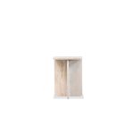 ELLI Travertine Marble End Table with Shelf 10 ELLI Travertine Marble End Table with Shelf