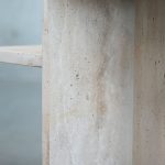 ELLI Travertine Marble End Table with Shelf 11 ELLI Travertine Marble End Table with Shelf