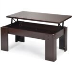 Farmhouse Espresso Brown Lift-Top Coffee Table with Hidden Storage 7 Farmhouse Espresso Brown Lift-Top Coffee Table with Hidden Storage