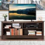 Espresso TV Stand with Adjustable Shelves for 60-Inch TVs 6 Espresso TV Stand with Adjustable Shelves for 60-Inch TVs