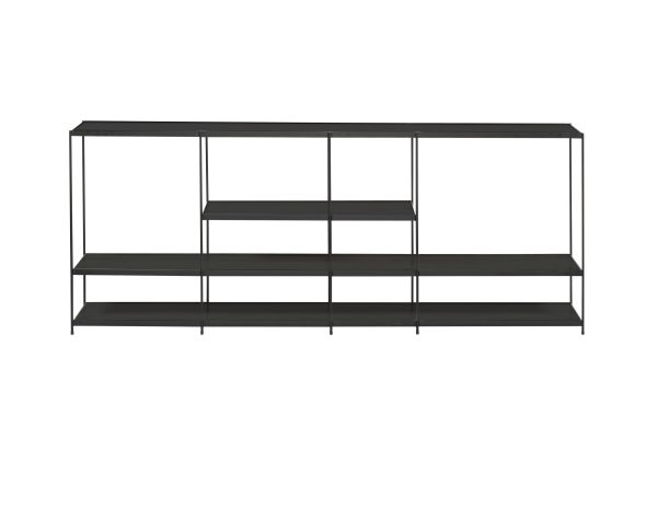 ETTA Large Black Metal Buffet with Powder Coated Steel Frame 1 2