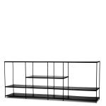 ETTA Large Black Metal Buffet with Powder Coated Steel Frame 3 ETTA Large Black Metal Buffet with Powder Coated Steel Frame