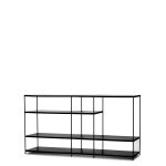 ETTA Small Black Metal Buffet Black Powder Coated Steel Frame 3 ETTA Small Black Metal Buffet Black Powder Coated Steel Frame
